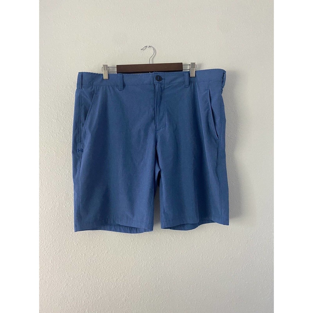 Under‎ Armour Heat Gear Mens Shorts Size 40 Fitted Blue
